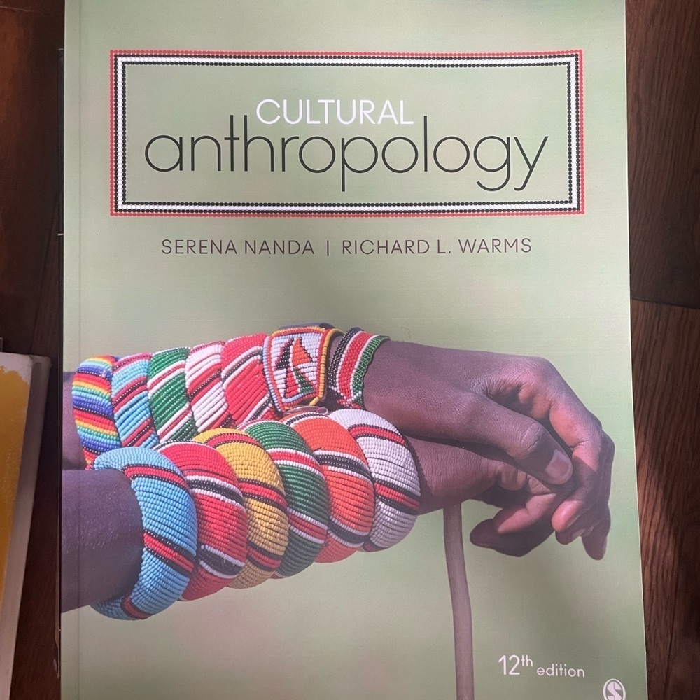 Cultural Anthropology, textbook